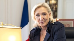 Porträt von Marine Le Pen.