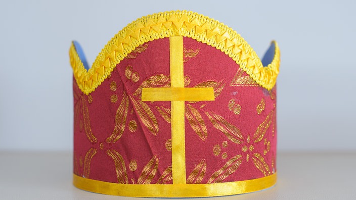 Ein sogenannter Aklil der äthiopischen Orthodoxen Kirche aus der Sammlung religiöser Kopfbedeckungen von Dieter Philippi