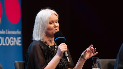 Ceceila Ahern auf der lit.COLOGNE 2025