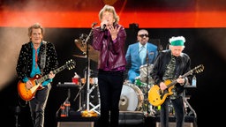 Die Rolling Stones performen während ihrer "Hackney Diamonds"-Tour am 27.06.2024 in Chicago.