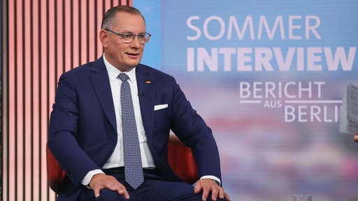 ARD-Hauptstadtstudio: Sommerinterview: AfD-Chef Tino Chrupalla im Interview
