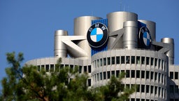 BMW-Tower mit BMW-Logo (München 2026).