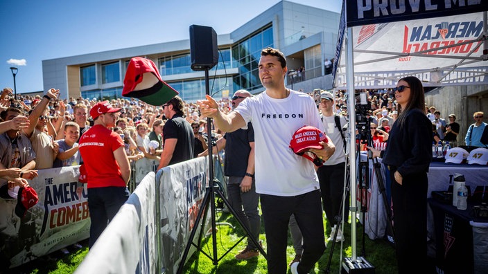 Charlie Kirk, Utah Valley Universität, Archivbild: 10.09.2025