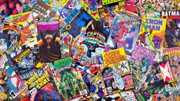 verschiedene Superhelden-Comics