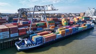 Symbolbild: Containerhafen bei Bonn (2025).