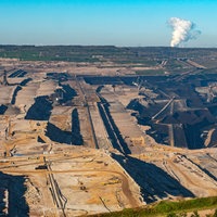 Symbolbild der Grube des Braunkohletagebaus Hambach (2023)