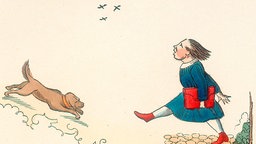 Symbolbild: Zeichnung zu "Hans Guck in die Luft" aus dem Struwwelpeter.