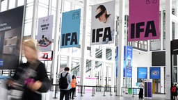 Eingangsbereich Internationale Funkaustellung (IFA) in Berlin