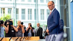 Friedrich Merz bei der Sommerpressekonferenz 2026.