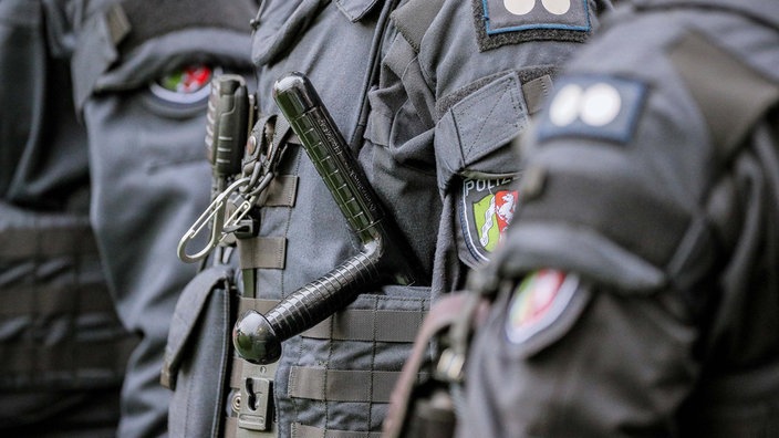 Polizeieinsatz. Symbolbild