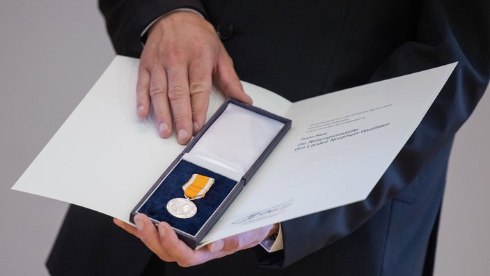 Rettungmedaille des Landes NRW. Archivbild: 12.07.2022