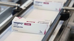Wegovy-Tablettenpackung.