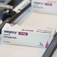 Wegovy-Tablettenpackung.