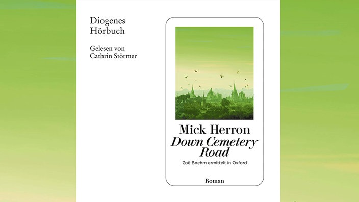 Cover des Hörbuchs "Down Cemetery Road" von Mick Herron. 