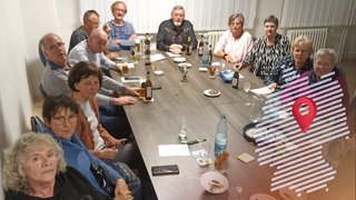 Dingelstädter Rentner:innen beim Klassentreffen