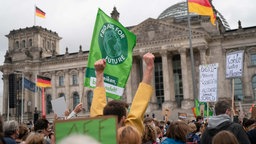 Klima-Demonstration vor dem Berliner Reichstag (Archivbild)
