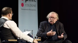 Der Philosoph Peter Sloterdijk auf der phil.COLOGNE