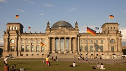 Reichstagsgebaeude von außen