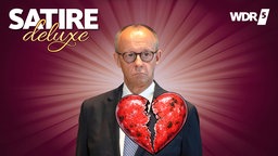 Friedrich Merz, davor ein gebrochenes Herz