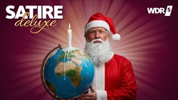 Satirische Montage von Donald Trump als Weihnachtsmann