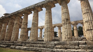 Athenetempel in Paestum, Kampanien, Italien.