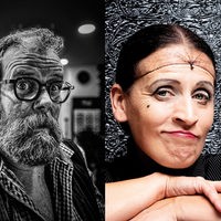 Portraits von Jochen Malmsheimer, Carmela de Feo und Axel Naumer 