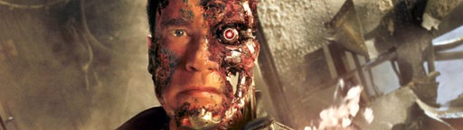 Arnold Schwarzenegger in dem Film "Terminator 3 - Rebellion der Maschinen"