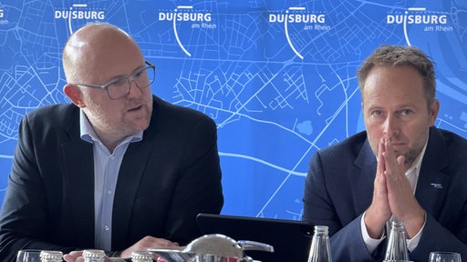 Sören Link links und Martin Murrack rechts