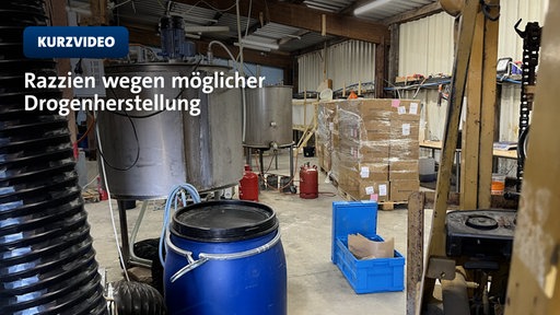 Razzien wegen Verdacht auf Drogenlabore | Video | TN