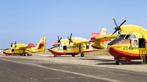 Löschflugzeug der rescEU-Flotte