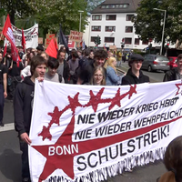 Schülerstreiks gegen die Wehrpflicht | Video | tn