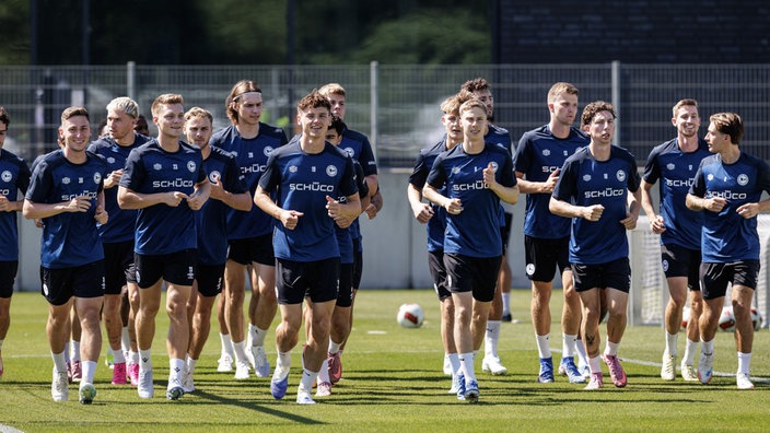 Trainingsauftakt in Bielefeld
