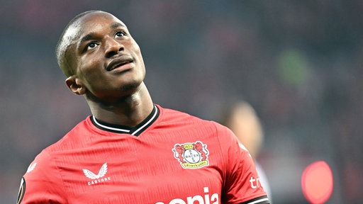 Moussa Diaby im Leverkusen-Trikot
