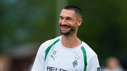 Mönchengladbachs Tim Kleindienst im Trainingslager