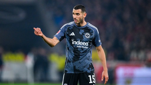 Ellyes Skhiri in Aktion für Eintracht Frankfurt