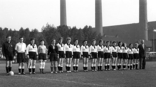 Die Mannschaftaufstellung 1956