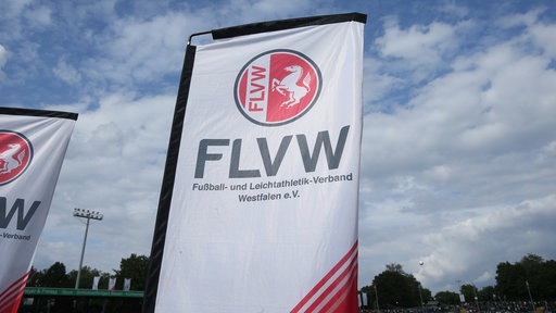Fahne des westfälischn Fußball- und Leichtathletik-Verbands