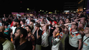 Fassungslosigkeit beim Public Viewing in Essen-Rüttenscheid