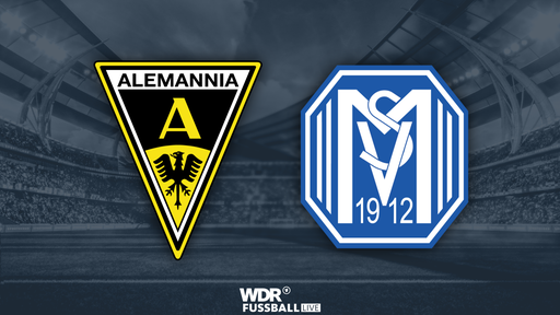 Alemannia Aachen gegen den SV Meppen