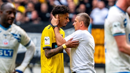 Joel da Silva Kiala (Alemannia Aachen, #37) und Mersad Selimbegovic