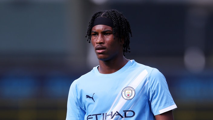 Reigan Heskey im Trikot von Manchester City