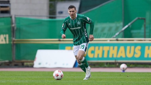 Maximilian Wöber noch im Trikot von Werder Bremen