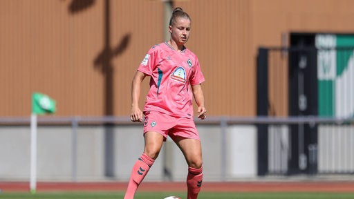 Die Bremer Torschützin Michelle Ulbrich 