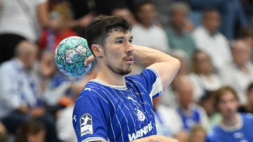 Gummersbachs Alex Dujshebaev in Aktion