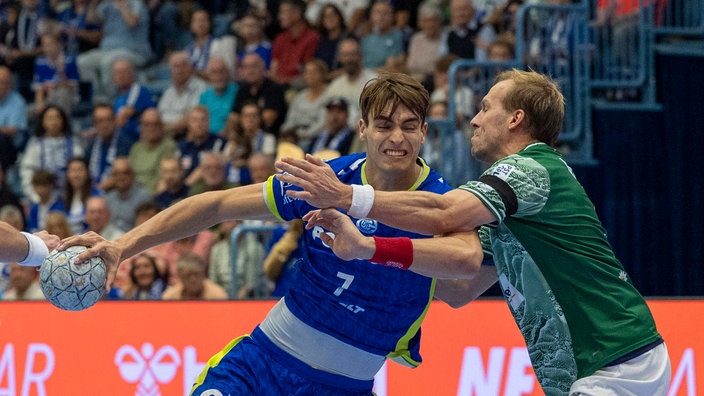 Julian Köster (l.) im 1gg.1 mit Max Darj (r.)