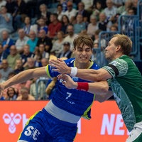Julian Köster (l.) im 1gg.1 mit Max Darj (r.)