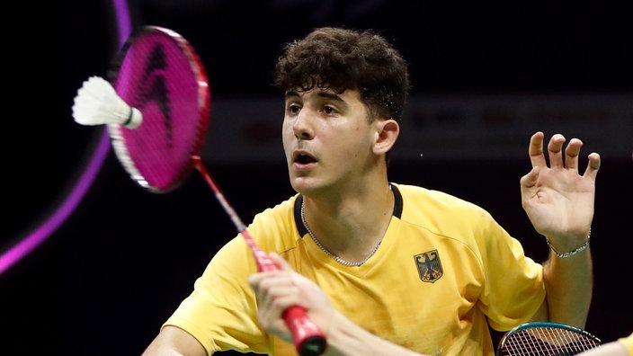 Badmintonspieler Malik Bourakkadi