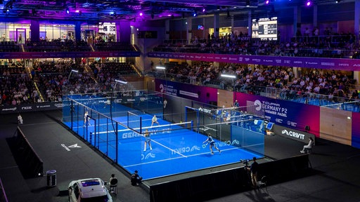 Padel-Turnier im Düsseldorfer Castello