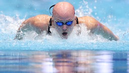 Leah Hayes am Schwimmen bei den World University Games.