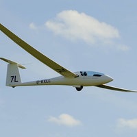 Ein Segelflieger